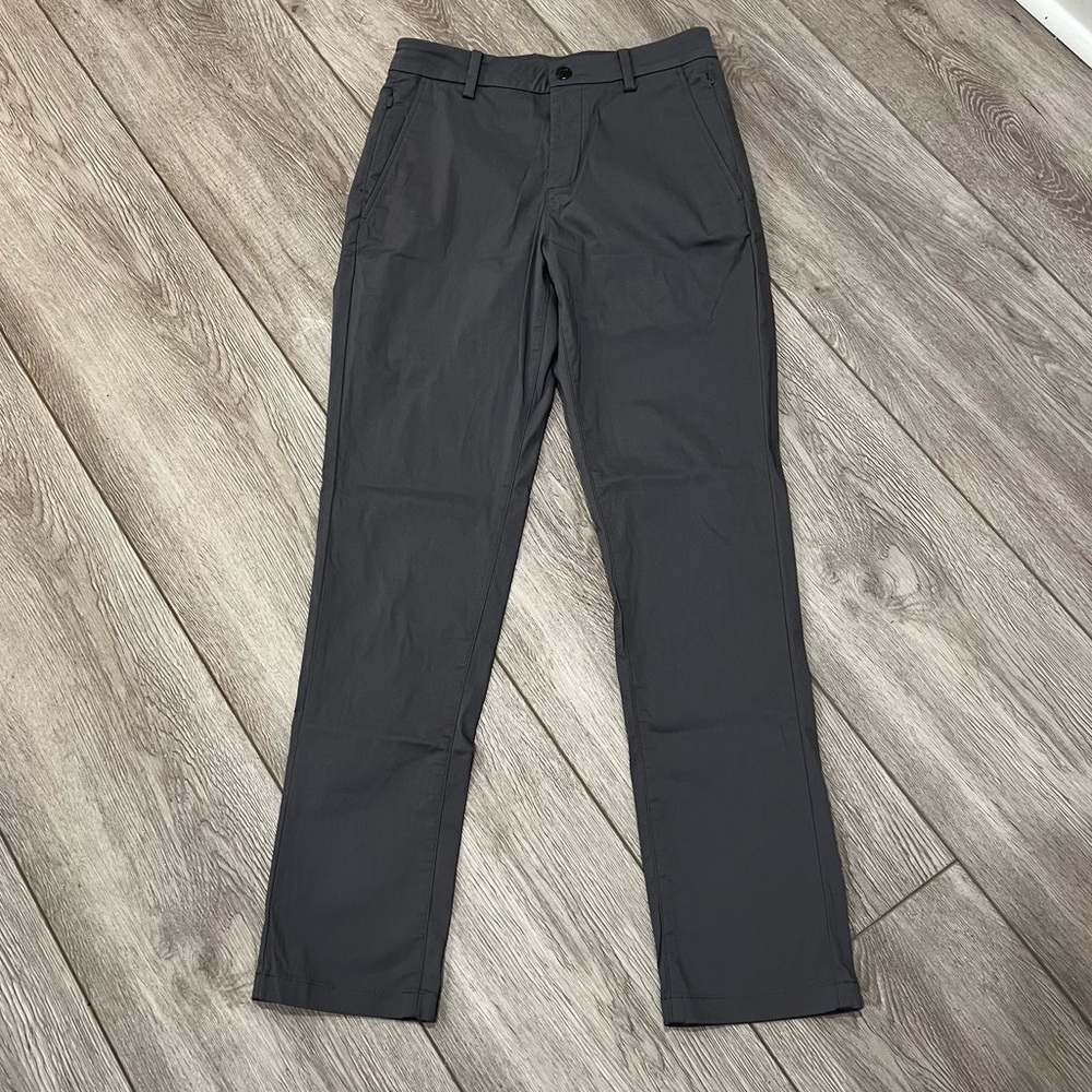Men’s Birddog Stretch Graphite Gray Chino Style Pants w/liner Sz 28 x 30